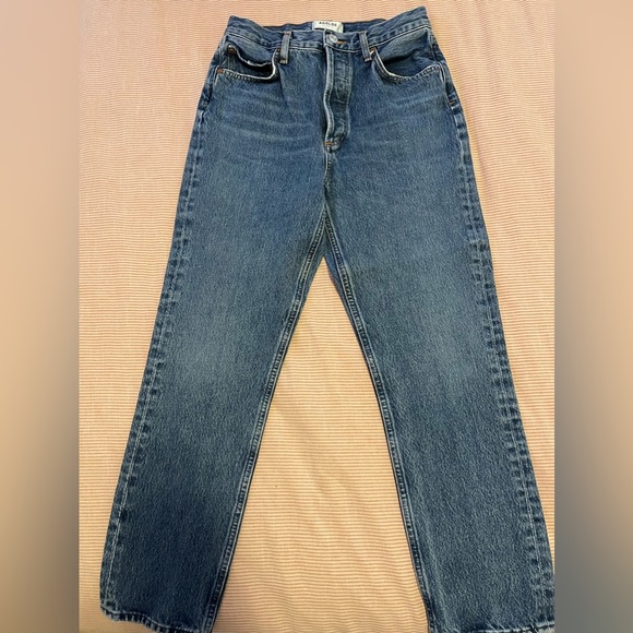 Agolde Riley Cropped Jeans - Picture 4 of 5